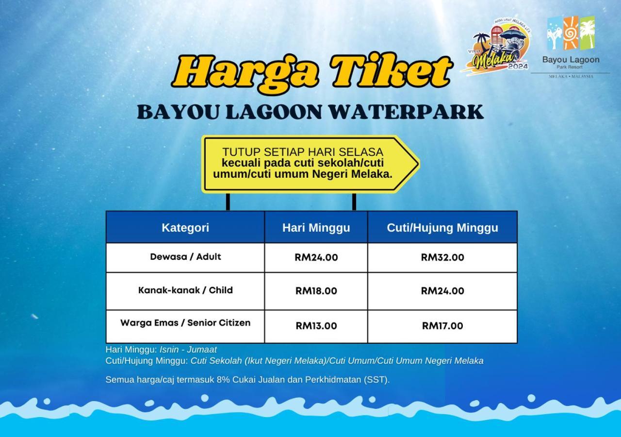 Bayou Lagoon Park Resort Malacca Eksteriør billede